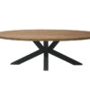 Ovale Teak Tuintafel Robuust 240x120