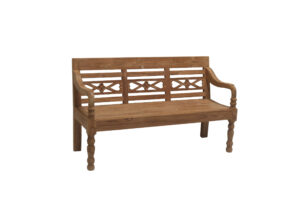 Teak Stationsbank 150cm