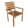 Robuuste Teak Tuinset 9 delig Tuintafel 300 cm Gili stapelstoelen
