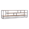 Banjar TV Meubel Metal Teak Open 180cm