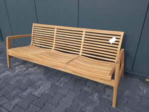 Malakka Teak Loungebank 3 zits
