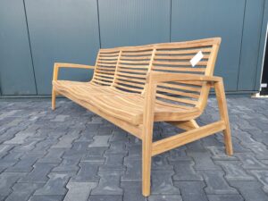 Malakka Teak Loungebank 3 zits