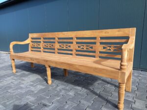 Teak Stationsbank 240 cm