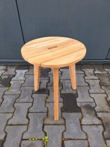 Teak Pandan bijzettafel 40 Ø