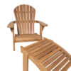 Teak Bearchair Luxe set van 2