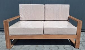 Teak Loungebank Balee 2 zits