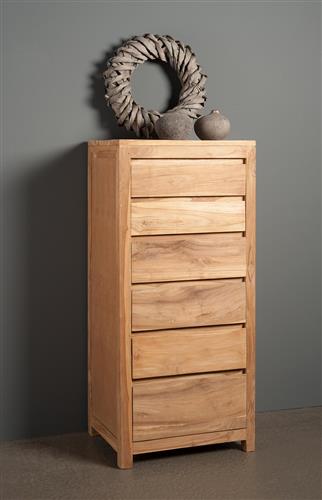 Corona Teak Ladekast 60cm 6 laden