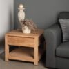 Corona Teak Bijzettafel 60 cm met lade