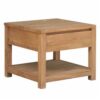 Corona Teak Bijzettafel 60 cm met lade