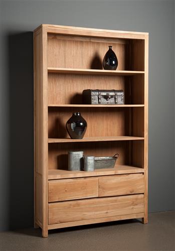 Corona Teak boekenkast 120cm