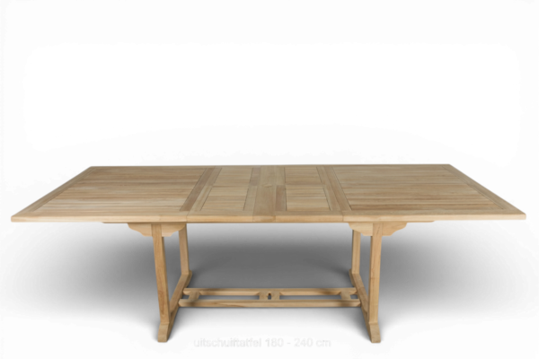 Teak Tuin Uitschuiftafel 200 - 300cm