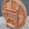 Sundura Teak klaptafel Ø 120cm