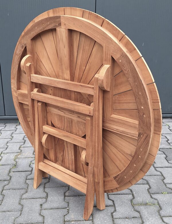 Sundura Teak klaptafel Ø 120cm