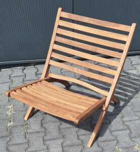 Teak Santai Kursi inklapbaar