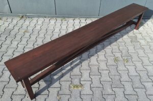 Koloniale teak bank 260 cm